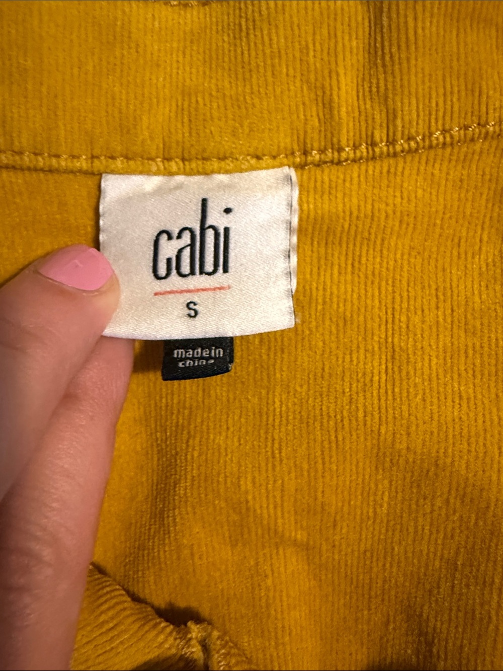 CAbi Mustard Yellow Corduroy Jacket - Picture 5 of 6
